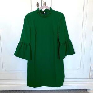JCrew Womens dress, green, size 2, NWT